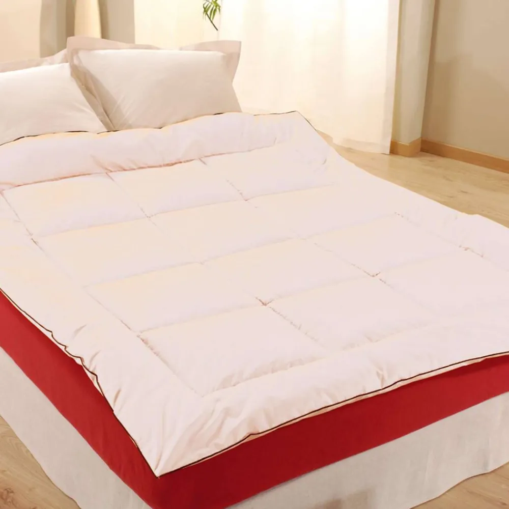 Becquet Édredon DUVET D'OIE 2 conforts - Léger - Chaud< Couette Colorée, Couette Imprimée|Les Matières
