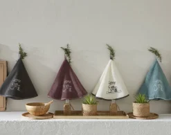 Becquet Essuie-mains rond brodé< Idées Cuisine|Idées Cuisine