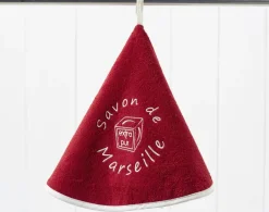 Becquet Essuie-mains rond Savon de Marseille< Idées Cuisine|Idées Cuisine