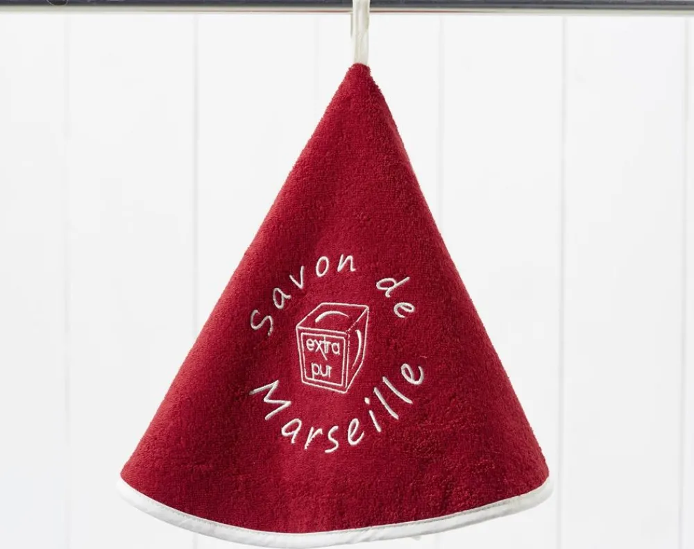 Becquet Essuie-mains rond Savon de Marseille< Idées Cuisine|Idées Cuisine