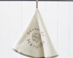 Becquet Essuie-mains rond Savon de Marseille< Idées Cuisine|Idées Cuisine