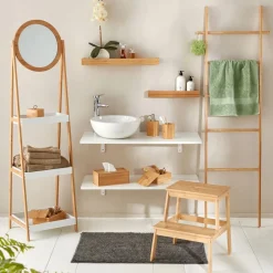 Becquet Etagère avec miroir à bascule< Beauté, Bien-Être|Beauté, Bien-Être