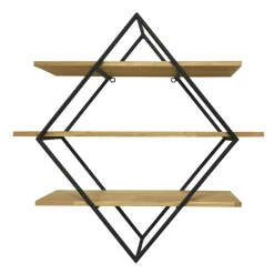 Becquet Etagère murale bois et métal< Rangement, Gain De Place|Meuble, Étagère