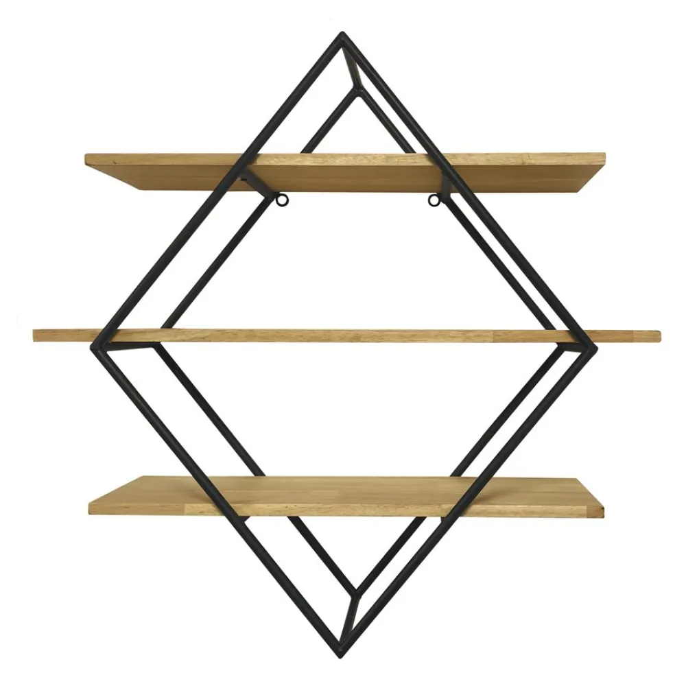 Becquet Etagère murale bois et métal< Rangement, Gain De Place|Meuble, Étagère
