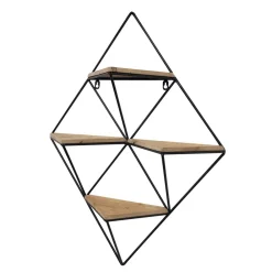 Becquet Etagère murale bois et métal< Rangement, Gain De Place|Meuble, Étagère
