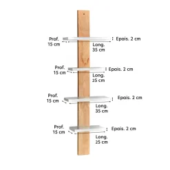 Becquet Etagère verticale< Rangement, Gain De Place|Décoration Enfant, Tapis Enfant