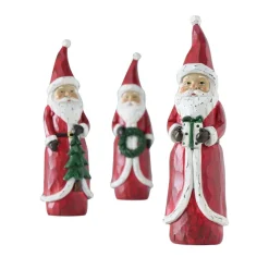 Becquet Figurines Père Noël – Lot de 3< Statuette, Figurine|Décoration
