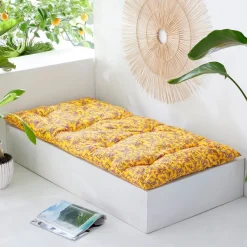 Becquet Futon déco motif perse - CRÉATION< Rideau Et Déco Textile|Pouf, Matelas, Futon