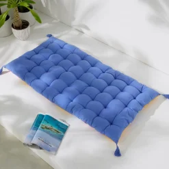 Becquet Futon déperlant imprimé tropical - CRÉATION< Rideau Et Déco Textile|Pouf, Matelas, Futon