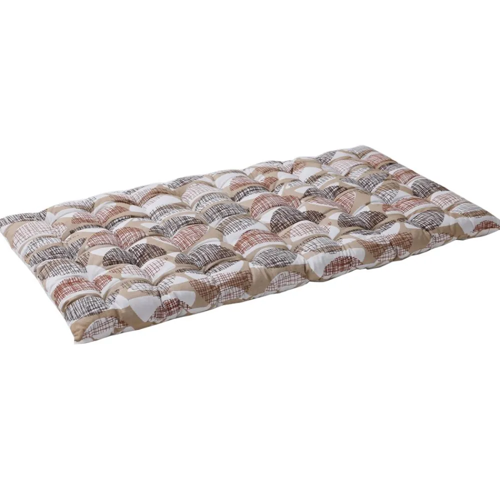 Becquet Futon imprimé double face< Rideau Et Déco Textile|Pouf, Matelas, Futon