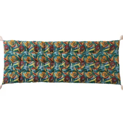 Becquet Futon imprimé exotique double face - CRÉATION< Rideau Et Déco Textile|Pouf, Matelas, Futon