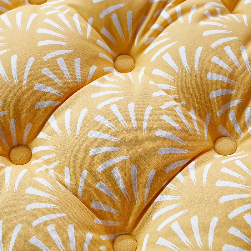 Becquet Futon motif palmettes< Rideau Et Déco Textile|Pouf, Matelas, Futon