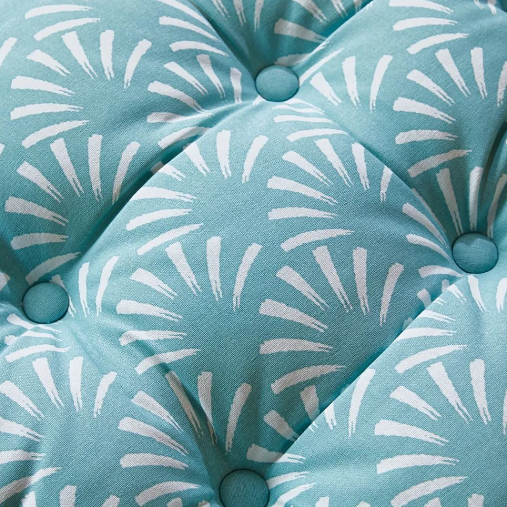 Becquet Futon motif palmettes< Rideau Et Déco Textile|Pouf, Matelas, Futon
