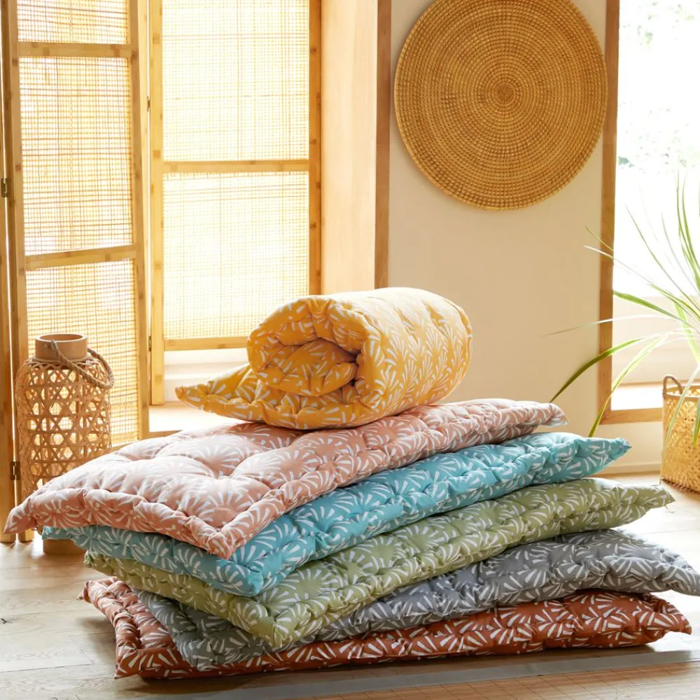 Becquet Futon motif palmettes< Rideau Et Déco Textile|Pouf, Matelas, Futon