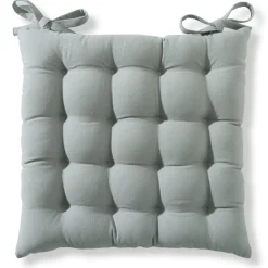 Becquet Galette de chaise capitonnée carrée - Lot de 2< Décoration Textile Unie|Galette De Chaise, Housse De Chaise