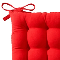 Becquet Galette de chaise capitonnée carrée - Lot de 2< Décoration Textile Unie|Galette De Chaise, Housse De Chaise