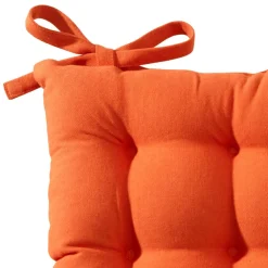 Becquet Galette de chaise capitonnée carrée - Lot de 2< Décoration Textile Unie|Galette De Chaise, Housse De Chaise
