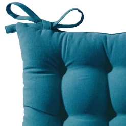 Becquet Galette de chaise capitonnée carrée - Lot de 2< Décoration Textile Unie|Galette De Chaise, Housse De Chaise