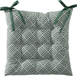 Becquet Galette de chaise capitonnée DOUBLE FACE - CRÉATION< Rideau Et Déco Textile|Décoration Textile Unie