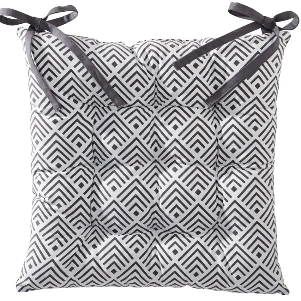 Becquet Galette de chaise capitonnée DOUBLE FACE - CRÉATION< Rideau Et Déco Textile|Décoration Textile Unie