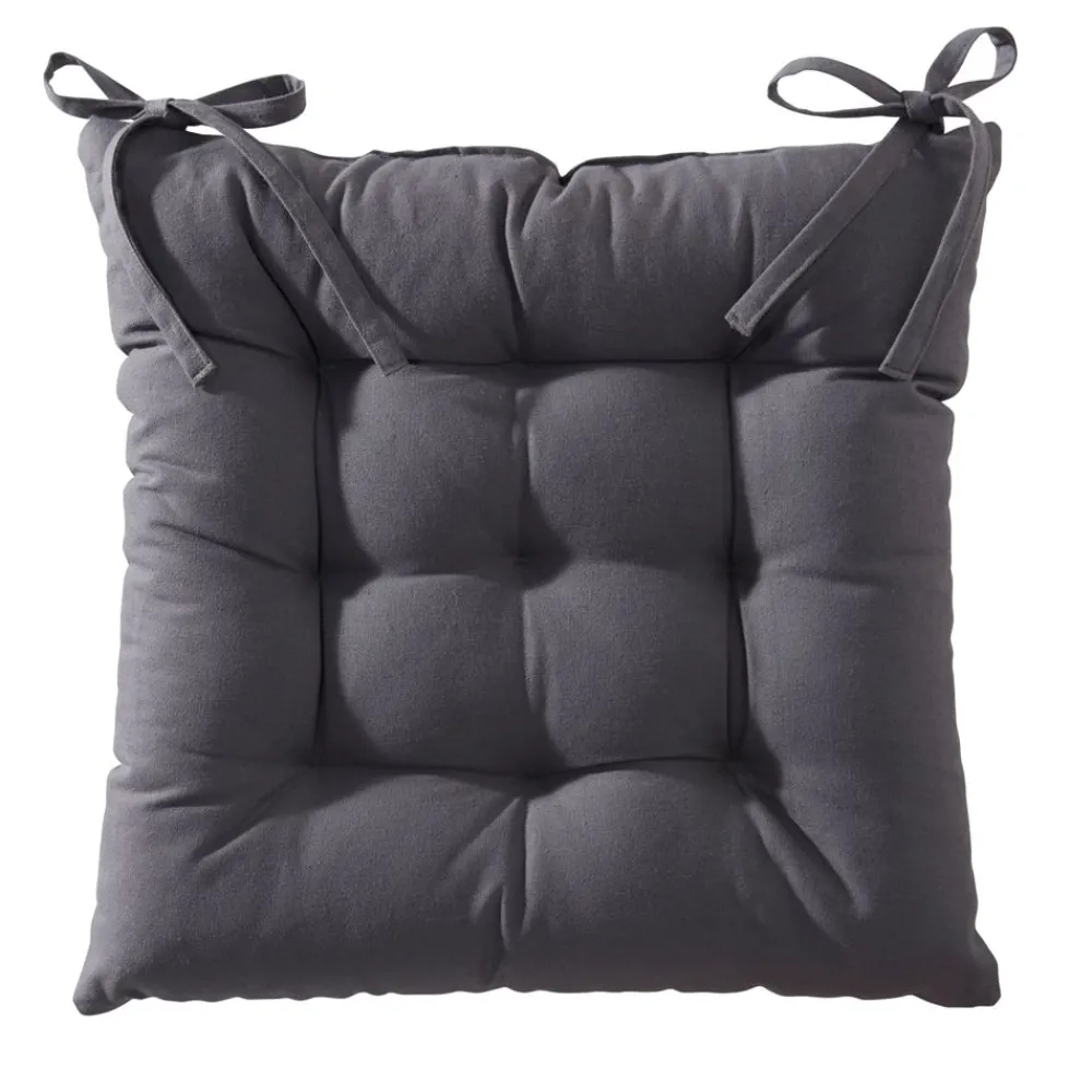Becquet Galette de chaise capitonnée DOUBLE FACE - CRÉATION< Rideau Et Déco Textile|Décoration Textile Unie