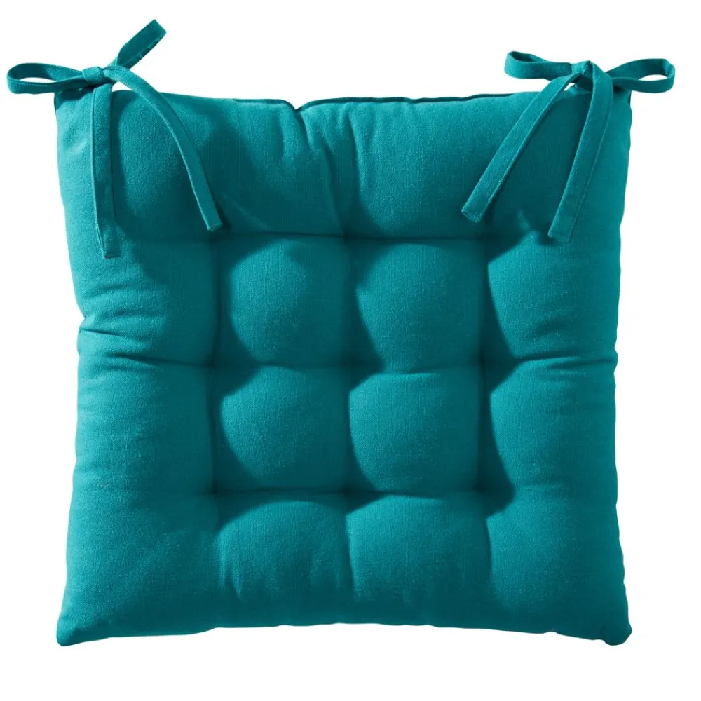 Becquet Galette de chaise capitonnée DOUBLE FACE - CRÉATION< Rideau Et Déco Textile|Décoration Textile Unie