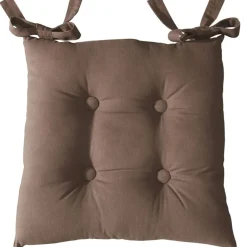 Becquet Galette de chaise carrée - Lot de 2< Décoration Textile Unie|Galette De Chaise, Housse De Chaise