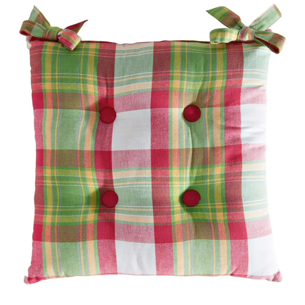 Becquet Galette de chaise carrée - Lot de 2< Décoration Textile Unie|Galette De Chaise, Housse De Chaise