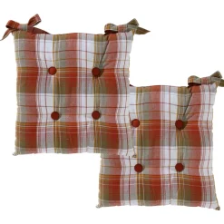 Becquet Galette de chaise carrée - Lot de 2< Décoration Textile Unie|Galette De Chaise, Housse De Chaise