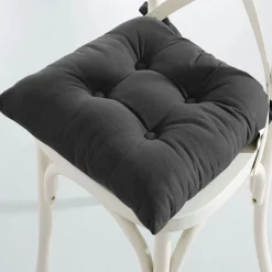 Becquet Galette de chaise carrée - Lot de 2< Décoration Textile Unie|Galette De Chaise, Housse De Chaise