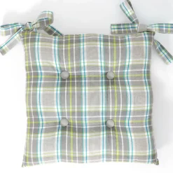 Becquet Galette de chaise carrée - Lot de 2< Décoration Textile Unie|Galette De Chaise, Housse De Chaise