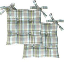 Becquet Galette de chaise carrée - Lot de 2< Décoration Textile Unie|Galette De Chaise, Housse De Chaise