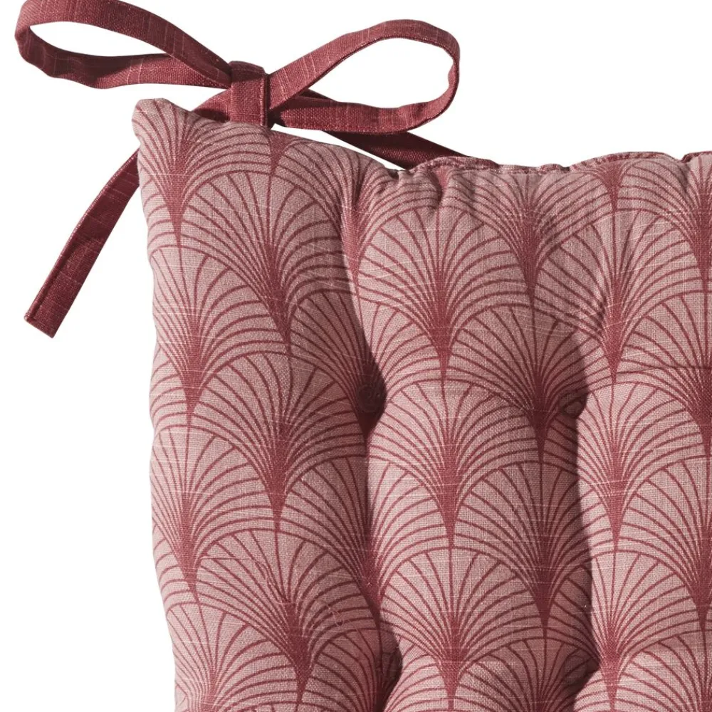 Becquet Galette de chaise carrée motif art déco< Rideau Et Déco Textile|Galette De Chaise, Housse De Chaise