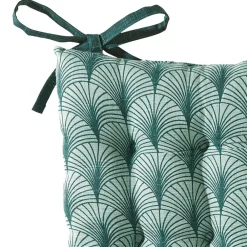 Becquet Galette de chaise carrée motif art déco< Rideau Et Déco Textile|Galette De Chaise, Housse De Chaise