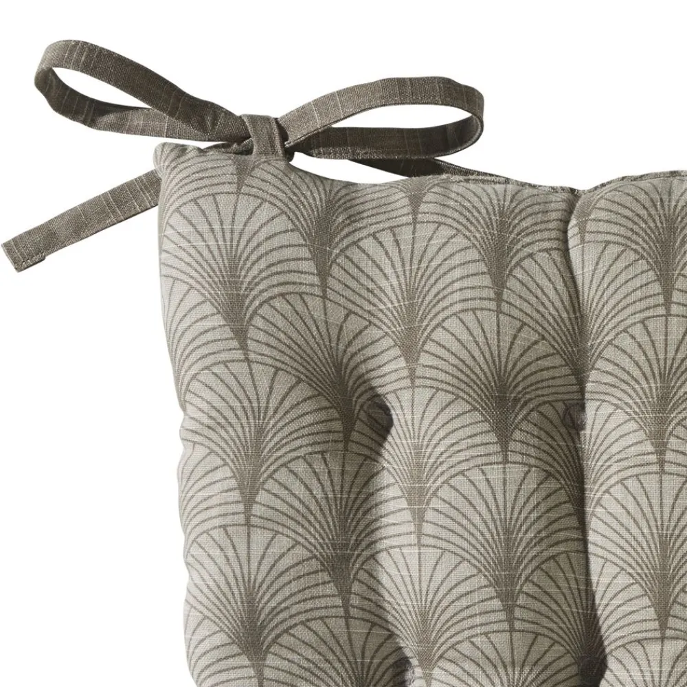 Becquet Galette de chaise carrée motif art déco< Rideau Et Déco Textile|Galette De Chaise, Housse De Chaise