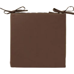 Becquet Galette de chaise enduite carrée spécial extérieur - Lot de 2< Décoration Textile Unie|Galette De Chaise, Housse De Chaise