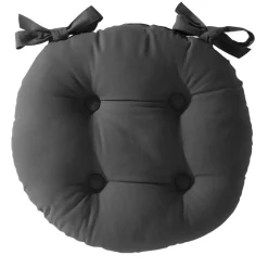 Becquet Galette de chaise ronde - lot de 2< Rideau Et Déco Textile|Décoration Textile Unie