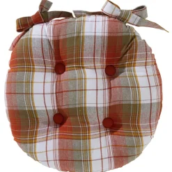 Becquet Galette de chaise ronde - lot de 2< Rideau Et Déco Textile|Décoration Textile Unie