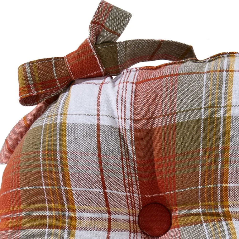 Becquet Galette de chaise ronde - lot de 2< Rideau Et Déco Textile|Décoration Textile Unie