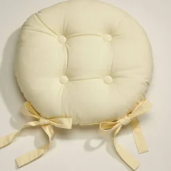 Becquet Galette de chaise ronde - lot de 2< Rideau Et Déco Textile|Décoration Textile Unie