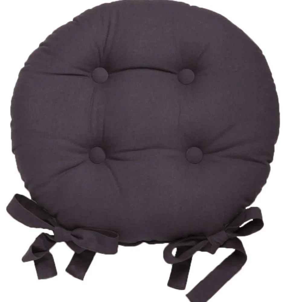 Becquet Galette de chaise ronde - lot de 2< Rideau Et Déco Textile|Décoration Textile Unie