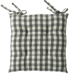 Becquet Galette de chaise vichy – lot de 2< Galette De Chaise, Housse De Chaise|Galette, Housse De Chaise