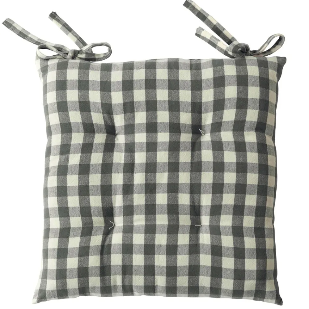 Becquet Galette de chaise vichy – lot de 2< Galette De Chaise, Housse De Chaise|Galette, Housse De Chaise