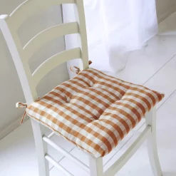 Becquet Galette de chaise vichy – lot de 2< Galette De Chaise, Housse De Chaise|Galette, Housse De Chaise