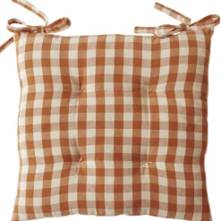 Becquet Galette de chaise vichy – lot de 2< Galette De Chaise, Housse De Chaise|Galette, Housse De Chaise