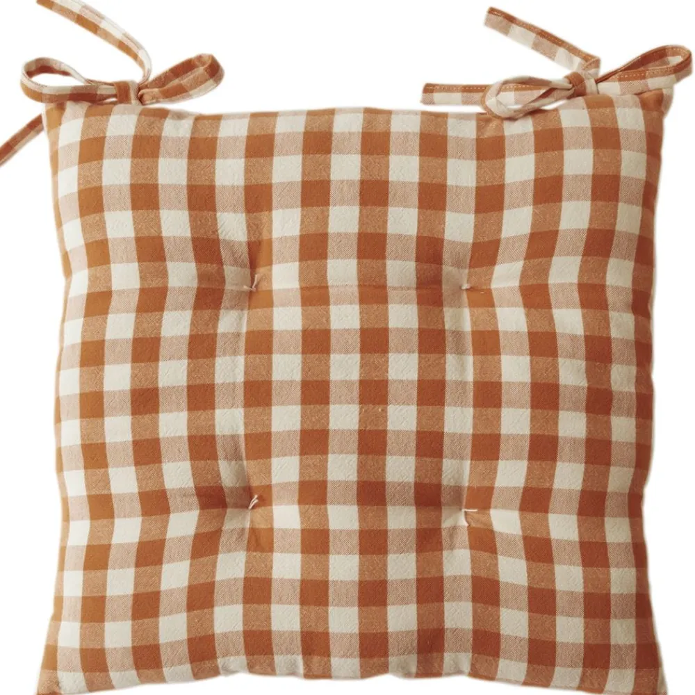 Becquet Galette de chaise vichy – lot de 2< Galette De Chaise, Housse De Chaise|Galette, Housse De Chaise