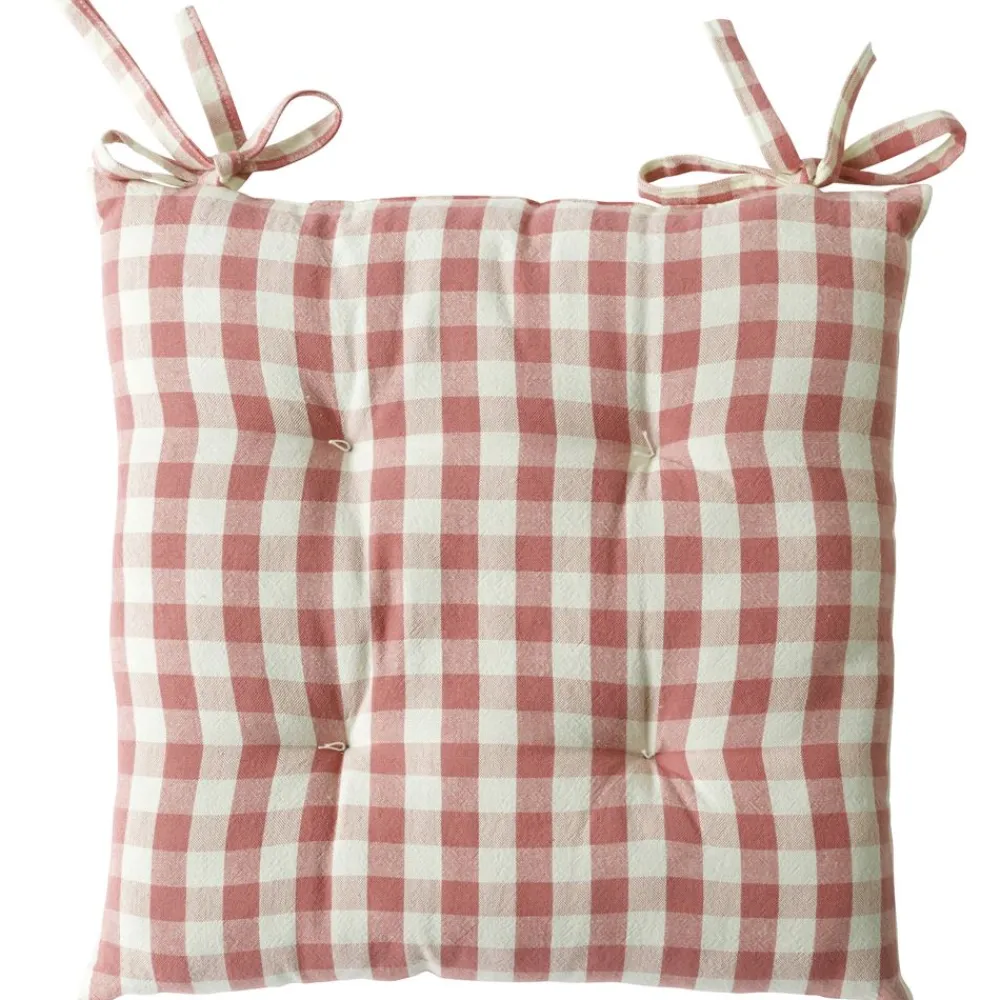 Becquet Galette de chaise vichy – lot de 2< Galette De Chaise, Housse De Chaise|Galette, Housse De Chaise