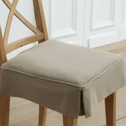 Becquet Galette de chaise volants plats< Décoration Textile Unie|Galette De Chaise, Housse De Chaise