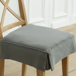 Becquet Galette de chaise volants plats< Décoration Textile Unie|Galette De Chaise, Housse De Chaise