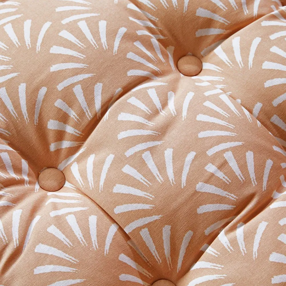Becquet Galettes de chaise motif palmettes spécial extérieur - Lot de 2< Rideau Et Déco Textile|Galette De Chaise, Housse De Chaise